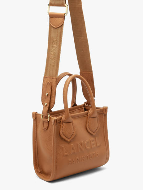 Cross Body Tas Mini Jour Leder Lancel Bruin jour A14078 ander zicht 2